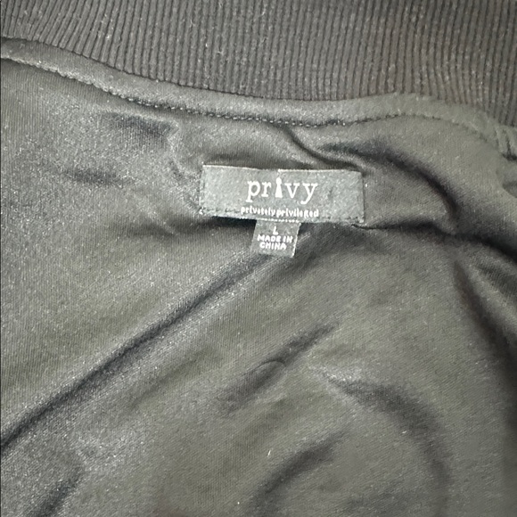 Privy Rose Gold Sequin Bomber velour Jacket Large - Picture 8 of 9